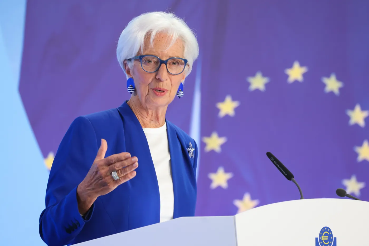 Bà Lagarde cho biết ECB đã bắt đầu ghi nhận tác động lan tỏa của lạm phát